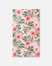 Beach Towel Pink Hibiscus Print - H30OGBT_3H152