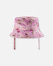Beach Hat Purple Flower Print - H30OGC_3H143