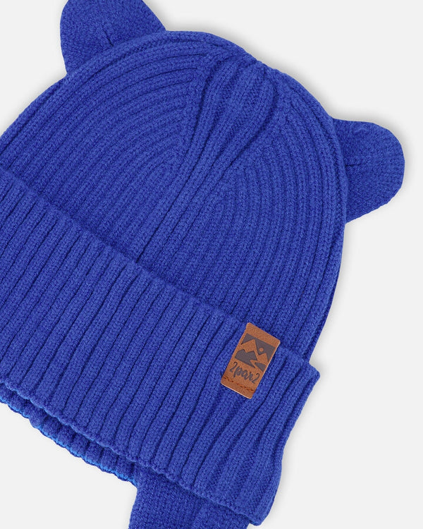 Baby Knit Hat Royal Blue - H30WT23_04690
