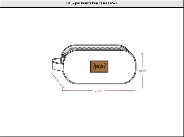 Double Pencil Case Aurora Borealis School Supplies Deux par Deux