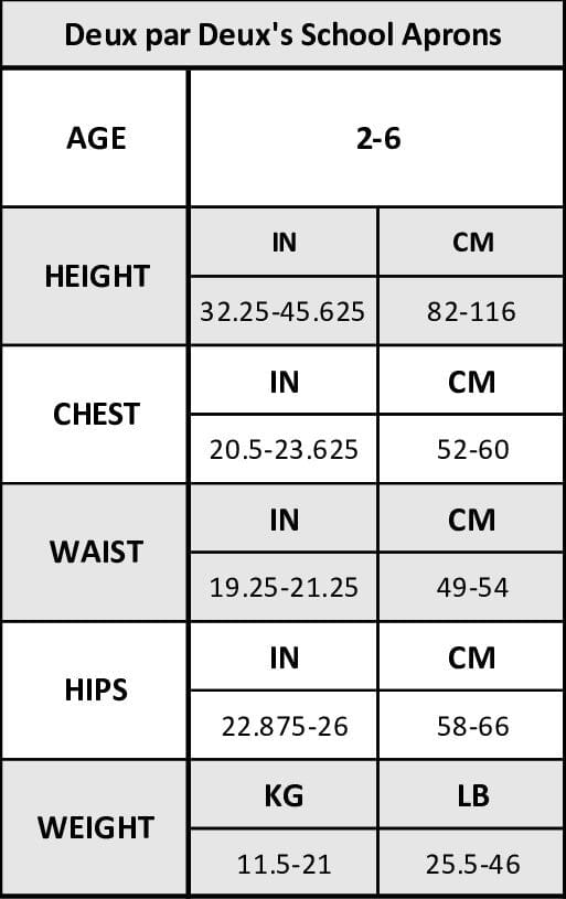 School Apron Black Dinosaur Print School Supplies Deux par Deux