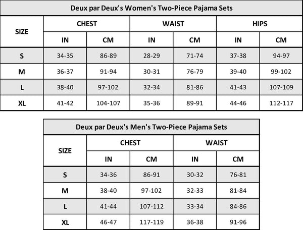 Adult Women Organic Cotton Two-Piece Pajamas Red And White Fairisle Pajamas Deux par Deux