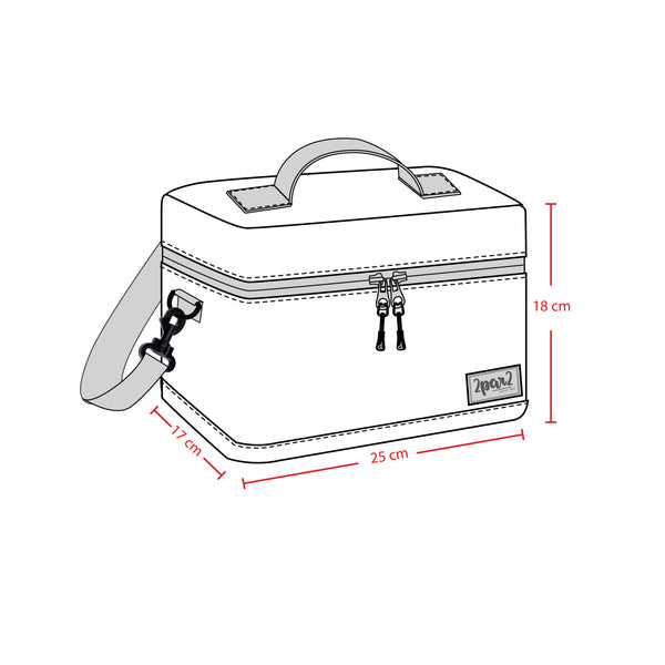 Lunch Box Smiley Face Girl - H20ZBL_018