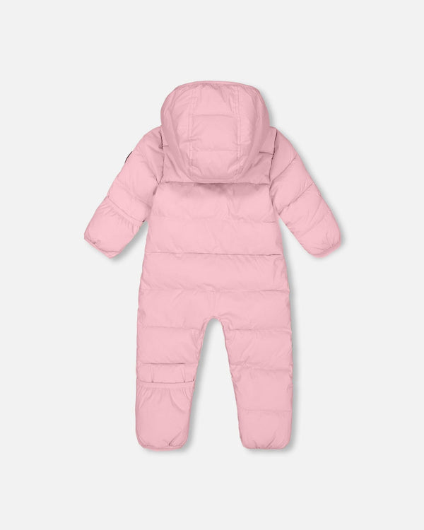 One-Piece Baby Cloud Compressible Snowsuit Designed For Car Seat Pink Snowsuits Deux par Deux