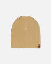 Bonnet uni beige