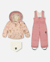 Habit de neige deux pièces BABY SNUG vieux rose
