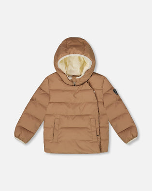 Compressible Winter Puffy Coat Designed For Car Seat Chanterelle - H10B500_182