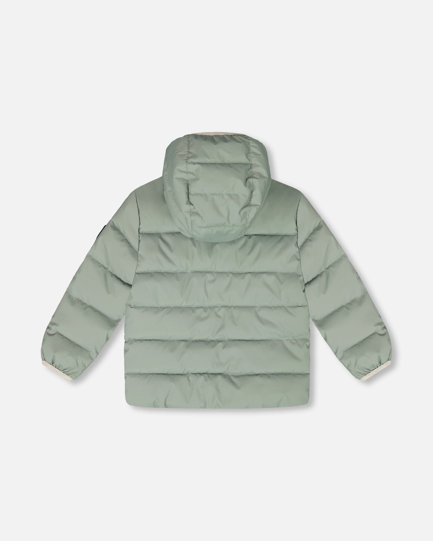 Compressible Winter Puffy Coat Designed For Car Seat Sage Green - H10B500_340
