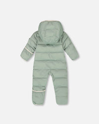 One-Piece Baby Cloud Compressible Snowsuit Designed For Car Seat Sage Green - H10B700_340