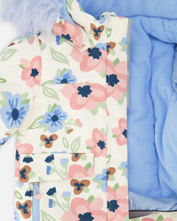 Two-Piece Discover Snowsuit With Printed Jacket Light Blue - H10DG80_588