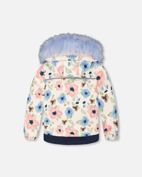 Two-Piece Discover Snowsuit With Printed Jacket Light Blue - H10DG80_588