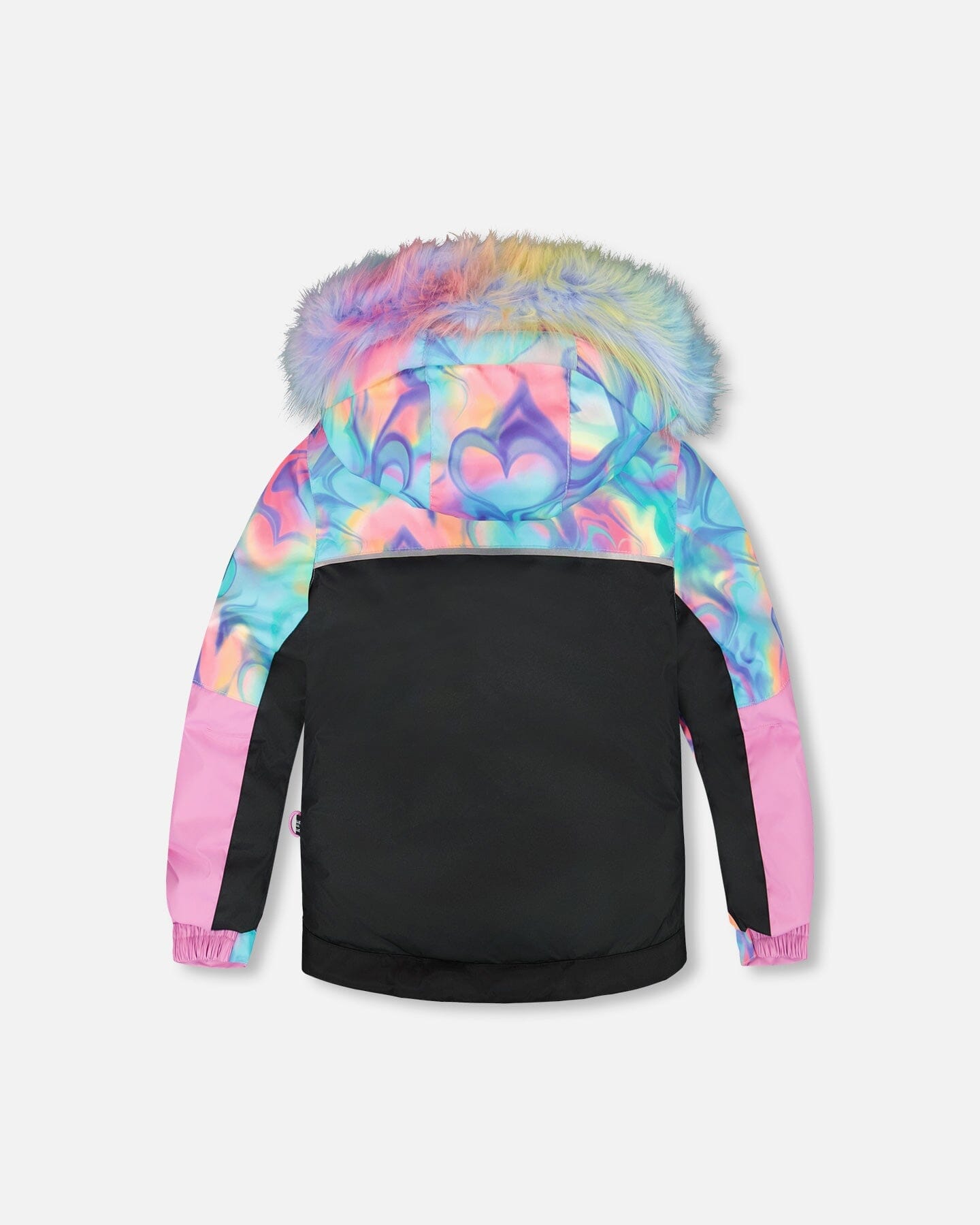 Two-Piece Play Snowsuit Rainbow Heart Print - H10EG87_017