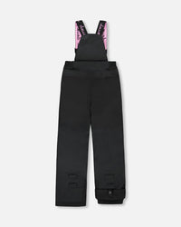 Two-Piece Play Snowsuit Black With Multicolor Print Jacket - H10EG87_999