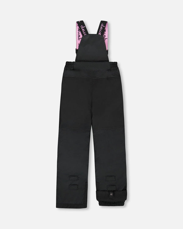 Two-Piece Play Snowsuit Black With Multicolor Print Jacket - H10EG87_999