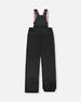Two-Piece Play Snowsuit Black With Multicolor Print Jacket - H10EG87_999