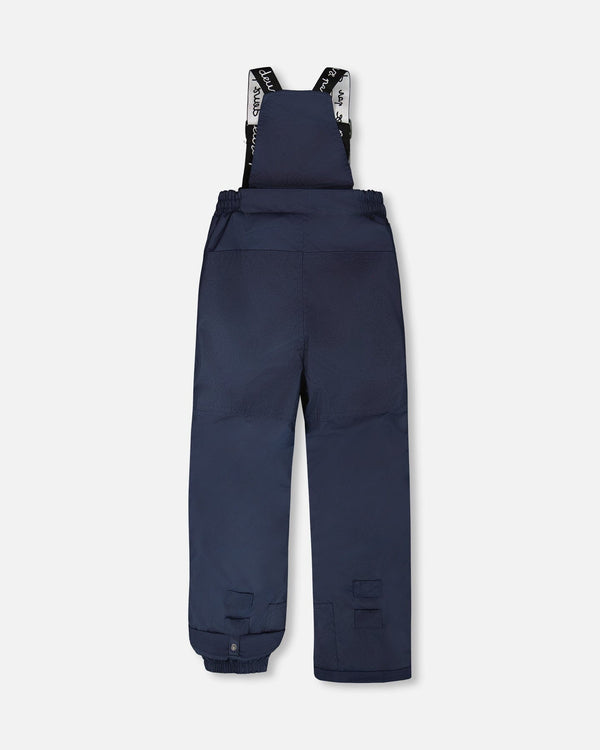 Two-Piece Play Snowsuit With Printed Jacket Navy Blue - H10EG91_479