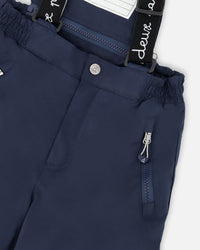 Two-Piece Play Snowsuit With Printed Jacket Navy Blue - H10EG91_479