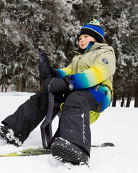Two-Piece Play Snowsuit With Gradient Jacket Black - H10PB44_999