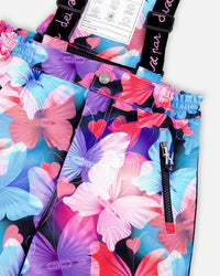 Two-Piece Play Snowsuit Black Butterfly Print - H10PG88_010