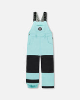Salopette de neige PLAY unie bleu turquoise