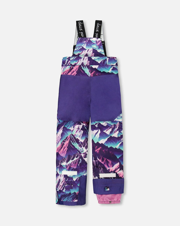 Two-Piece Teknik Snowsuit Purple Mountain Print - H10TG92_015