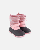 Bottes d'hiver vieux rose