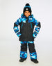 Winter Mittens Teknik Teal Blue Camouflage Winter Accessories Deux par Deux 