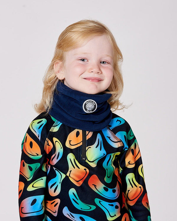 Polar Fleece Neckwarmer Navy Blue - H10XTU_479