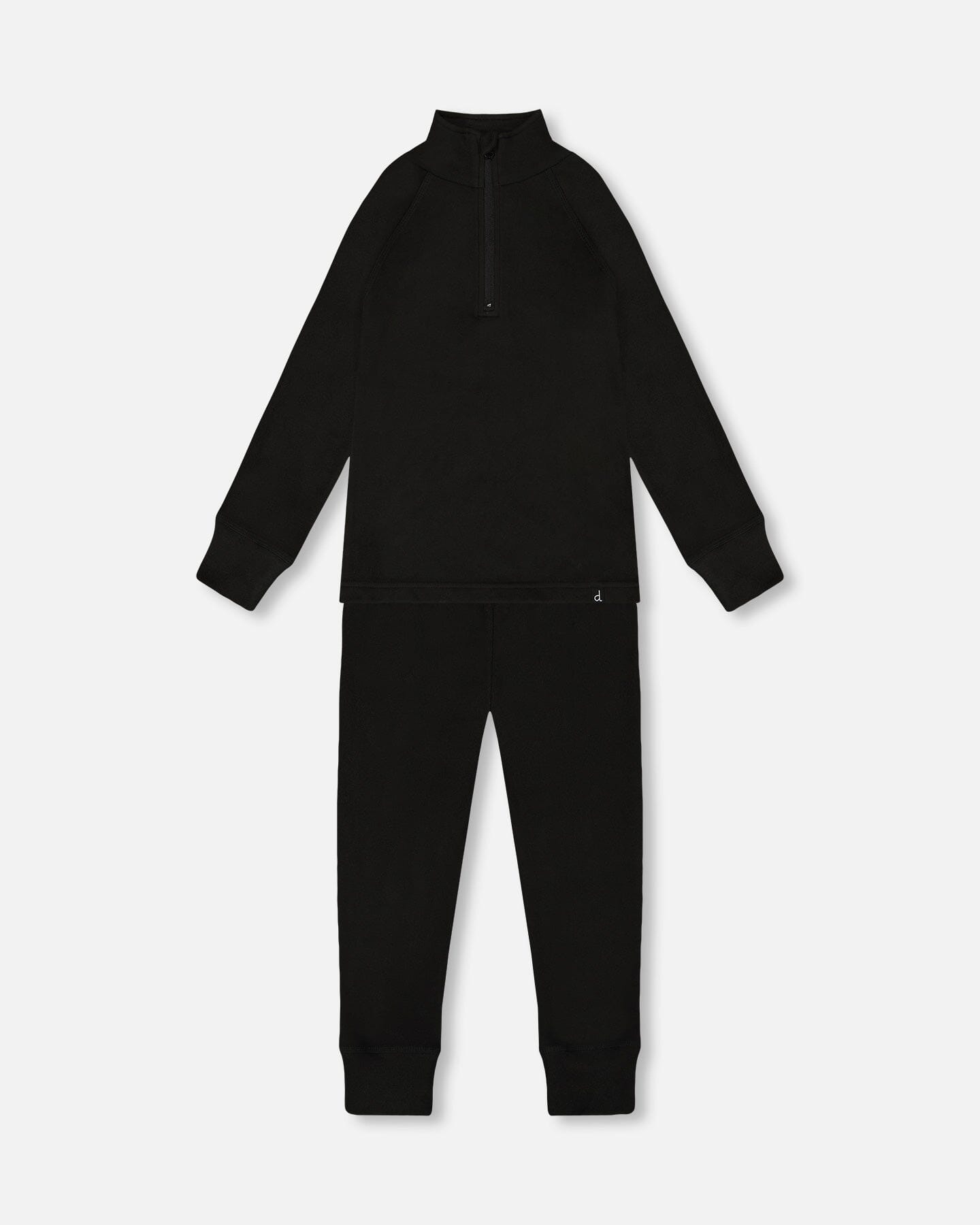 Two-Piece Thermal Underwear Set Black - H10Y600_999