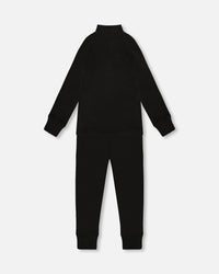 Two-Piece Thermal Underwear Set Black - H10Y600_999