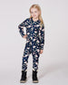 One-Piece Thermal Underwear Navy Flower Print - H10Y700_016