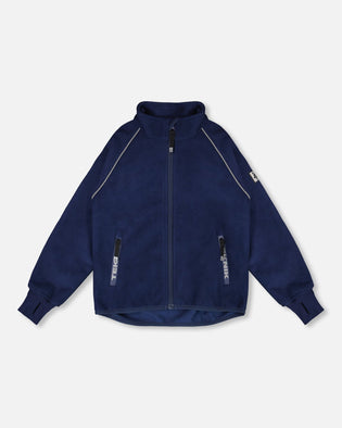 Mid-Layer Teknik Jacket Navy Blue - H10Y900_479