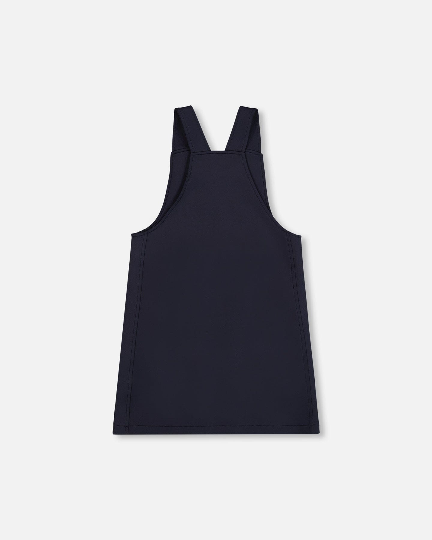 Milano Jumper Dress Navy Blue With Buckle Detail - H20I40_484