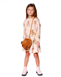 Plush Teddy Bag Caramel Brown - H20LA_173