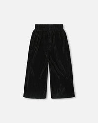 Wide Leg Pleated Pants Black - H20LG20_999