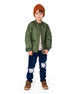 Quilted Mid-Season Jacket Khaki - H20W61_309