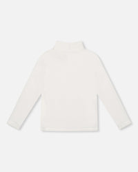 Super Soft Ribbed Mock Neck Top Off-White - H20YG71_100
