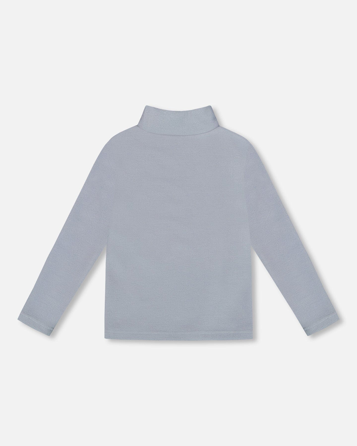Super Soft Ribbed Mock Neck Top Blue Gray - H20YG71_455