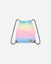 Sac à cordon dégradé arc-en-ciel