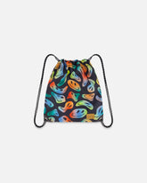 Sac à cordon imprimé bonhommes sourire