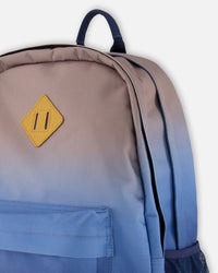 Kids Backpack Blue And Beige Gradient - H20ZSD_034