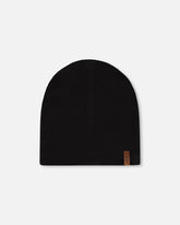Bonnet en jersey mi-saison noir