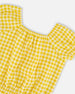 Peasant Top Yellow Gingham - H30H15_3H124