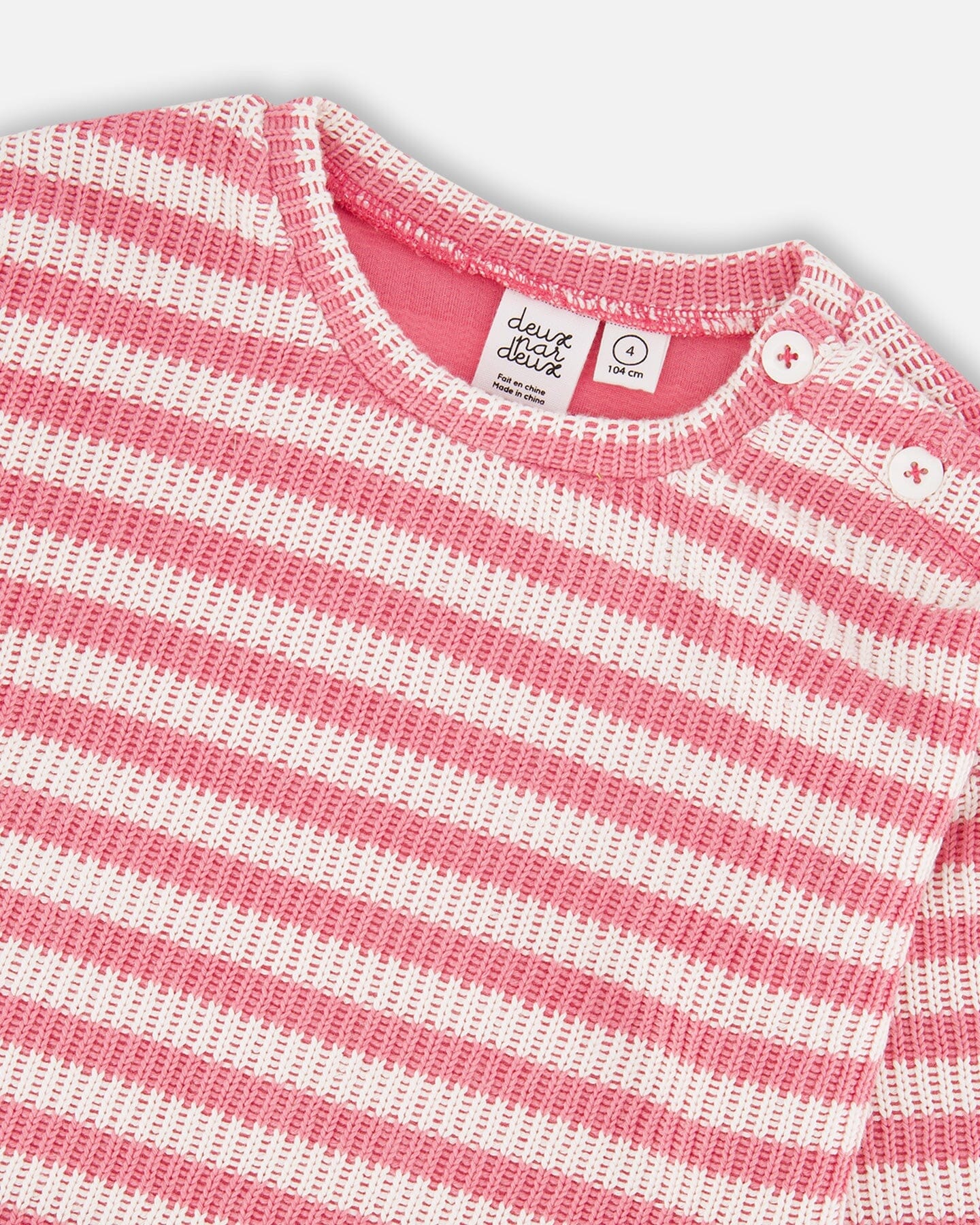 Striped Sweater Pink And White - H30I31_3H139