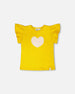 Crinkle Jersey Top Yellow - H30I72_02300