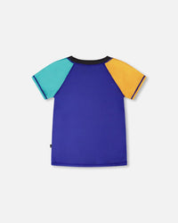 Short Sleeve Rashguard Ultramarine Blue - H30OB66_04680