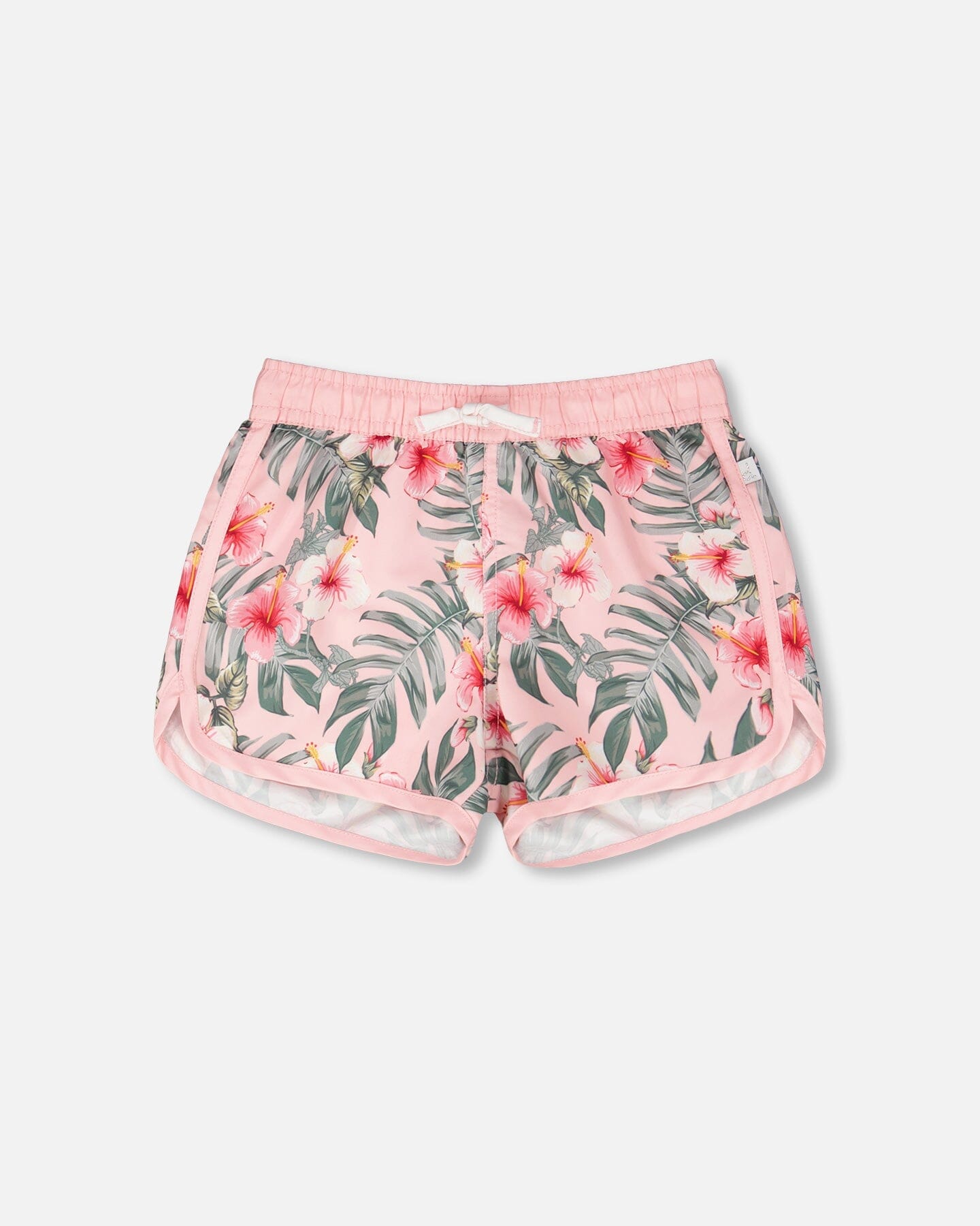 Swim Shorts Pink Hibiscus Print - H30OG33_3H152