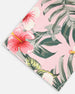 Beach Towel Pink Hibiscus Print - H30OGBT_3H152