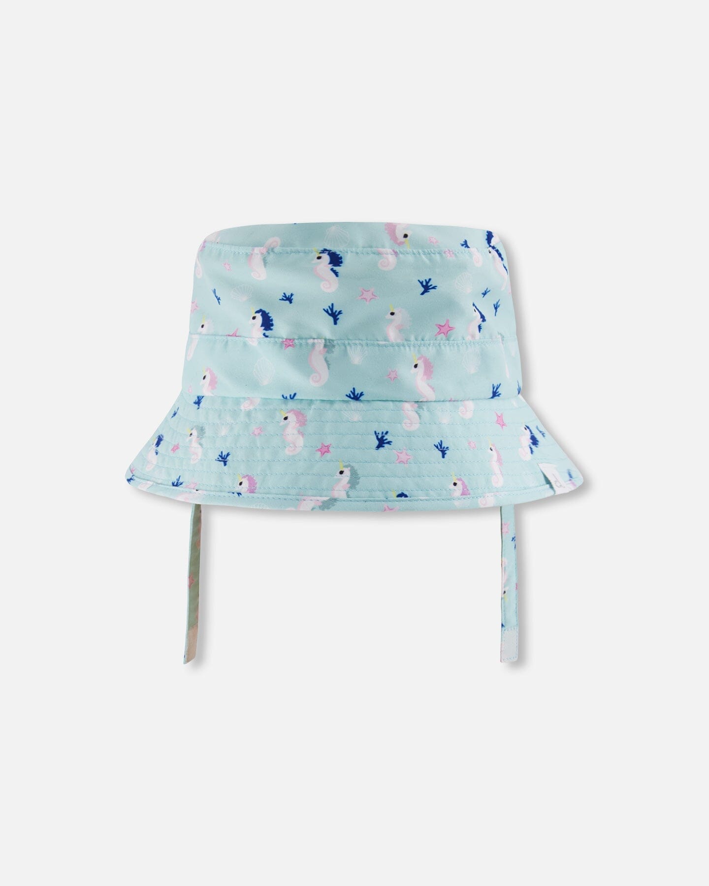 Beach Hat Blue Seahorse Print - H30OGC_3H150