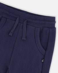 French Terry Pants Blue - H30T20_04840